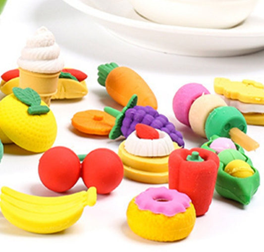 Cute Small Food Erasers