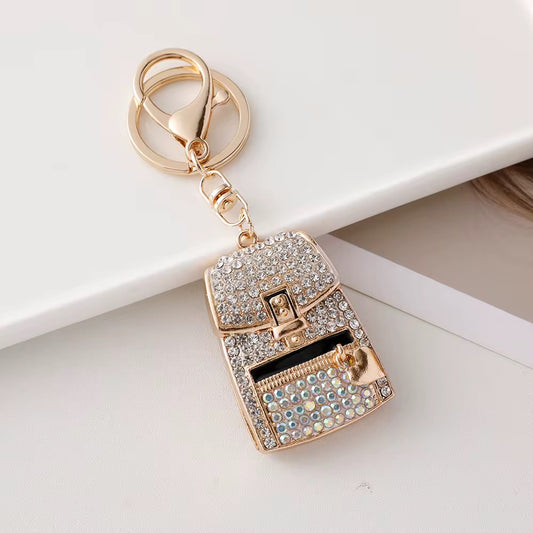 Luxury Sparkling Mini Bag Shaped Keychain