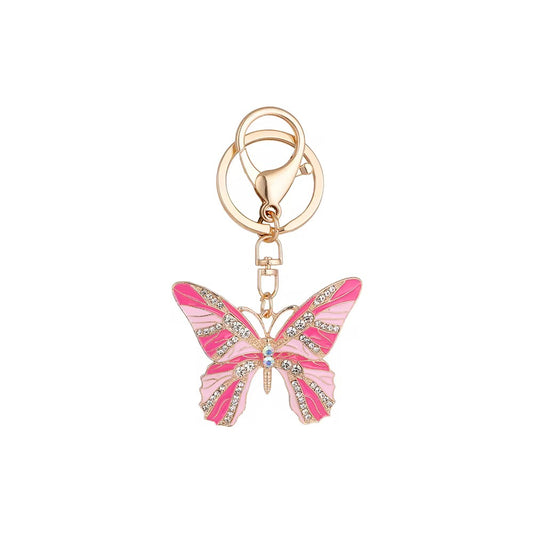 Butterfly Rhinestone Keychain