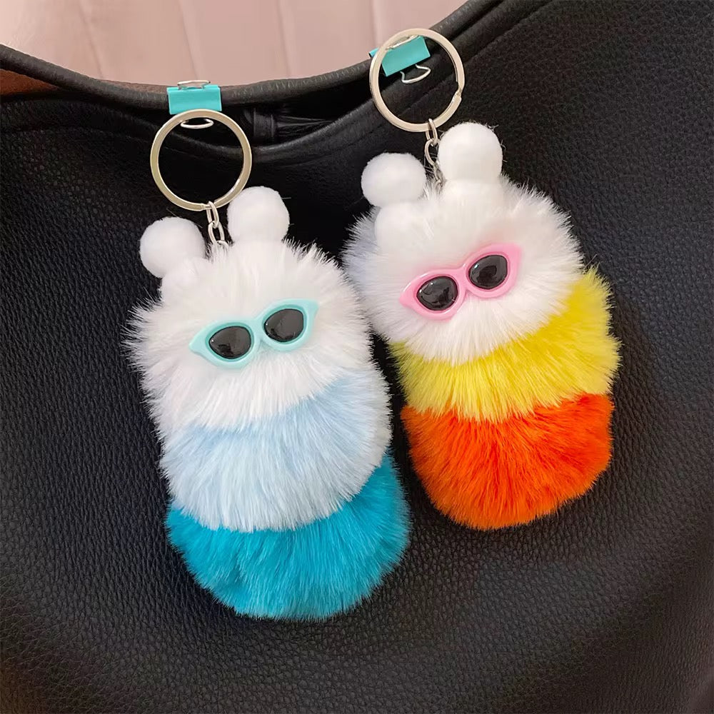 Cute Plush Monster Keychain