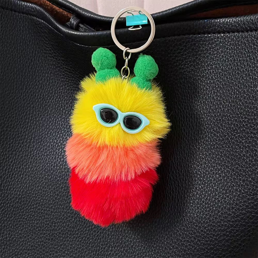 Cute Plush Monster Keychain