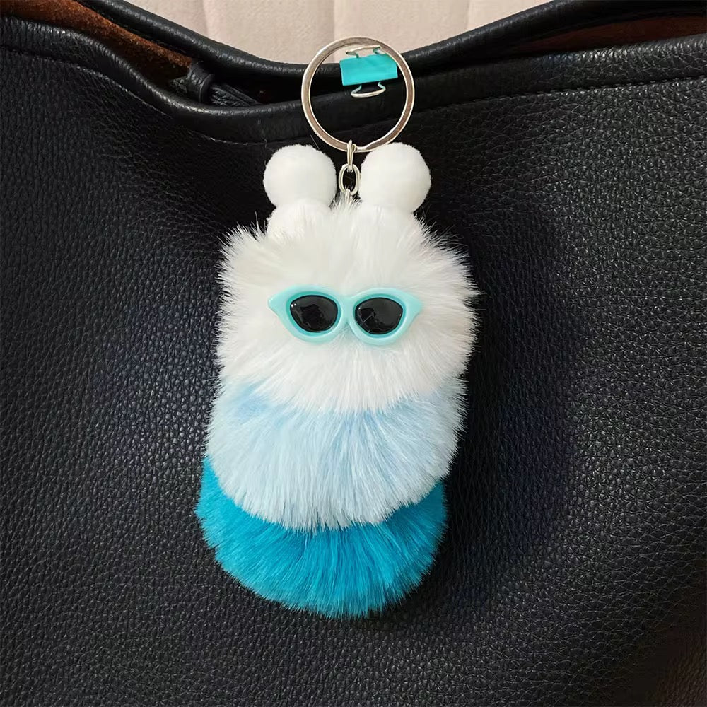 Cute Plush Monster Keychain