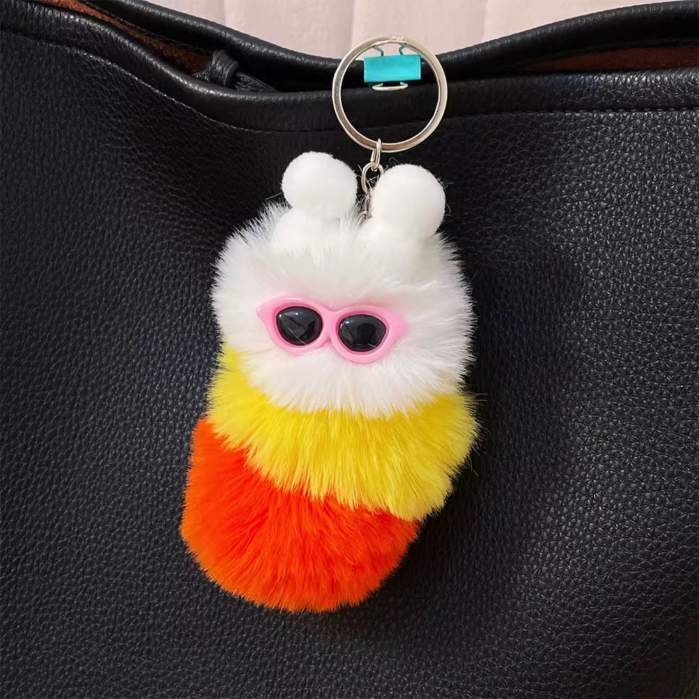 Cute Plush Monster Keychain
