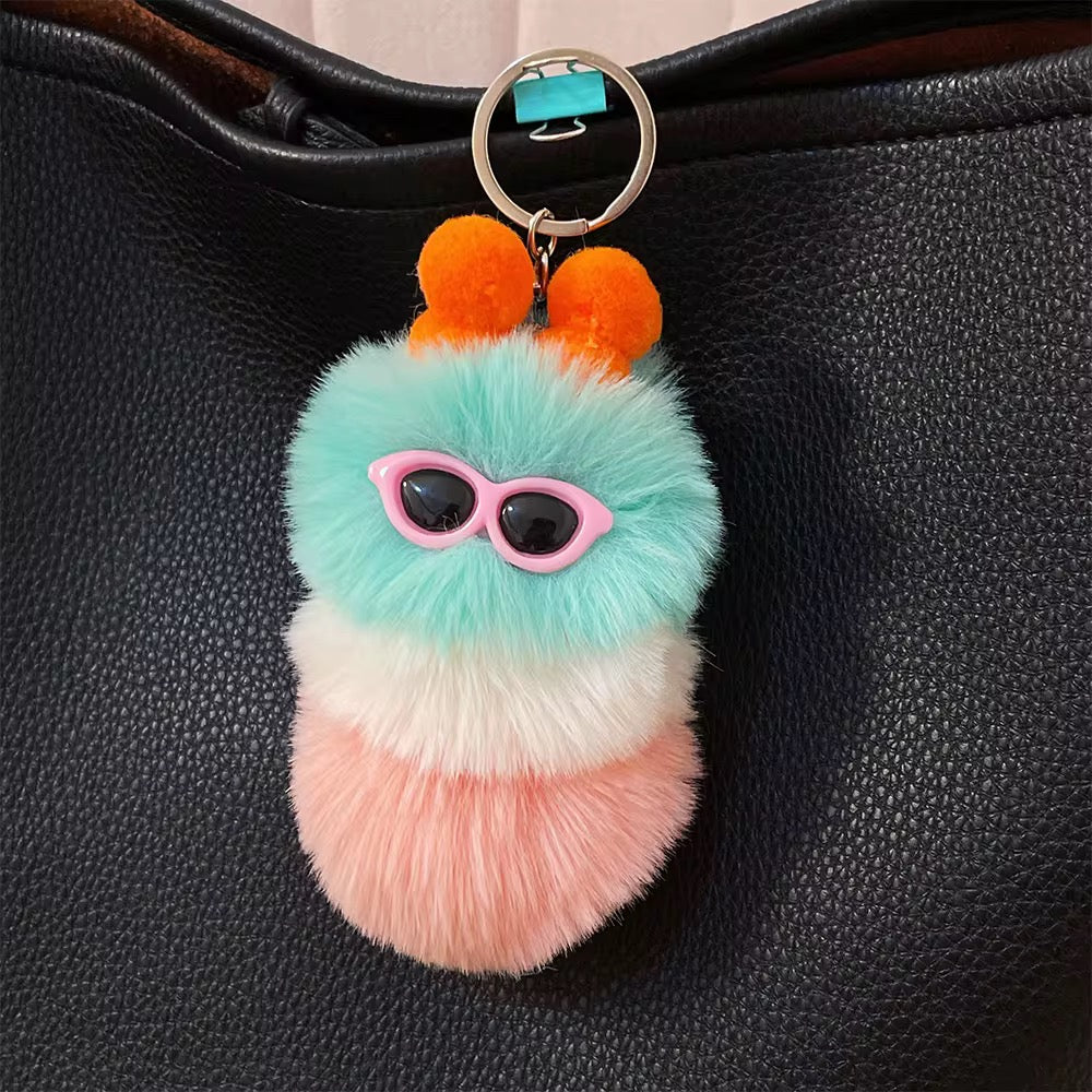 Cute Plush Monster Keychain