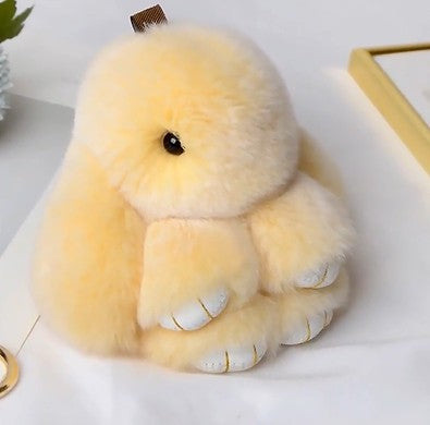 Rabbit Plush Keychain