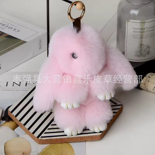 Rabbit Plush Keychain