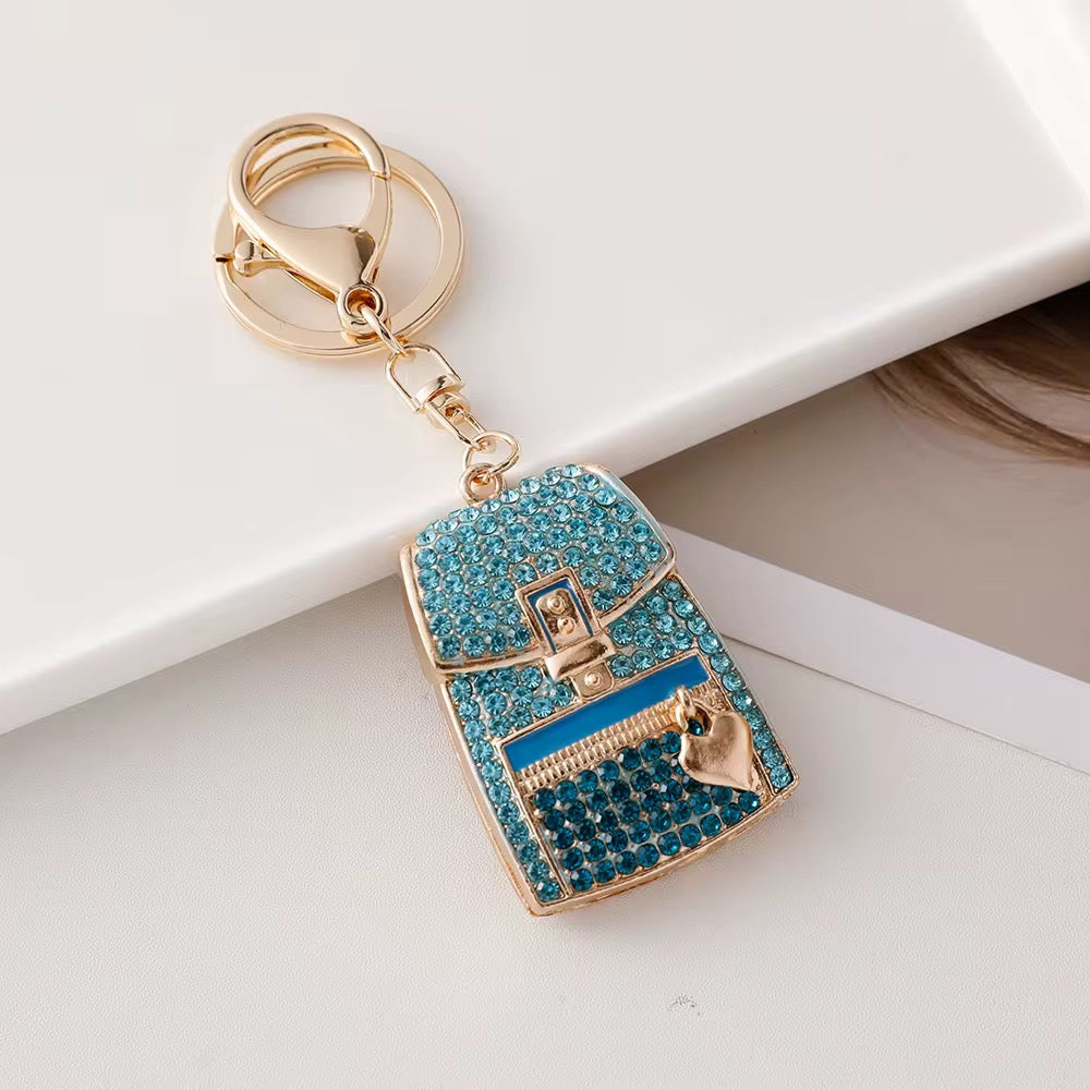 Luxury Sparkling Mini Bag Shaped Keychain