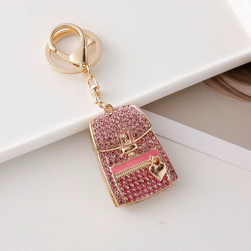 Luxury Sparkling Mini Bag Shaped Keychain